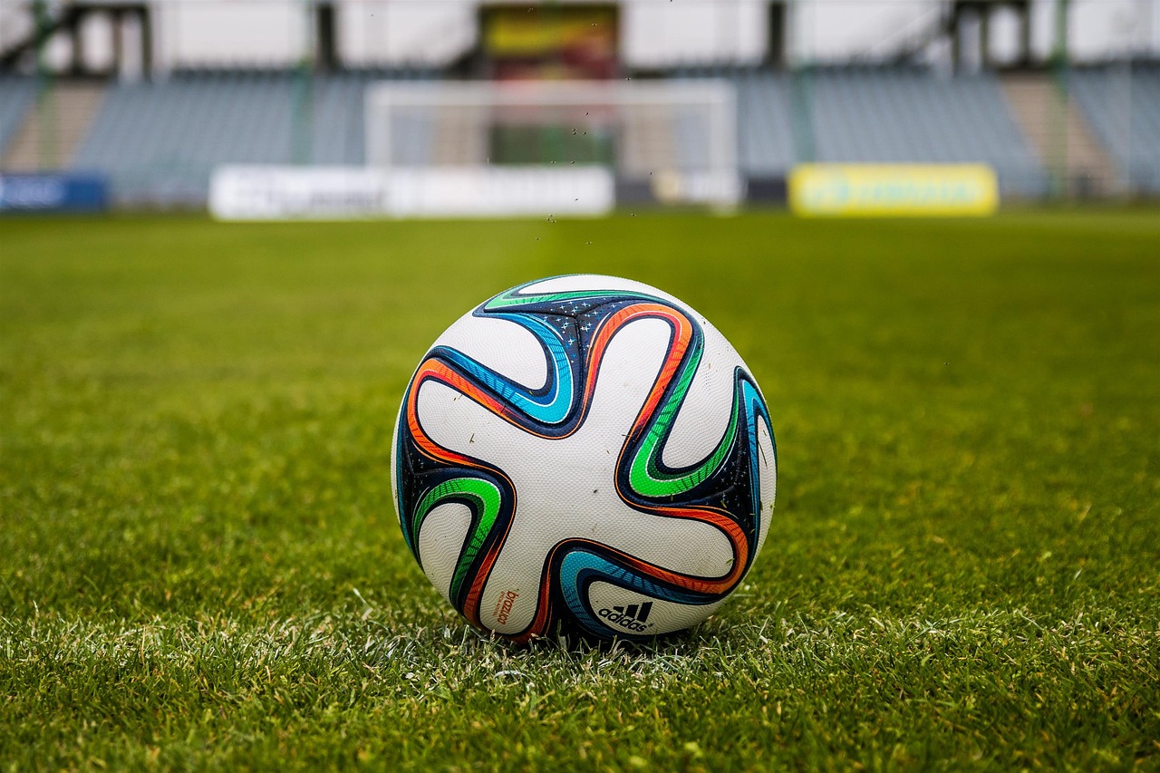 ball, grass, soccer